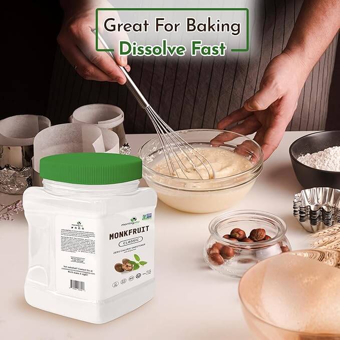 Morning Pep Monk Fruit Sweetener, Classic | White