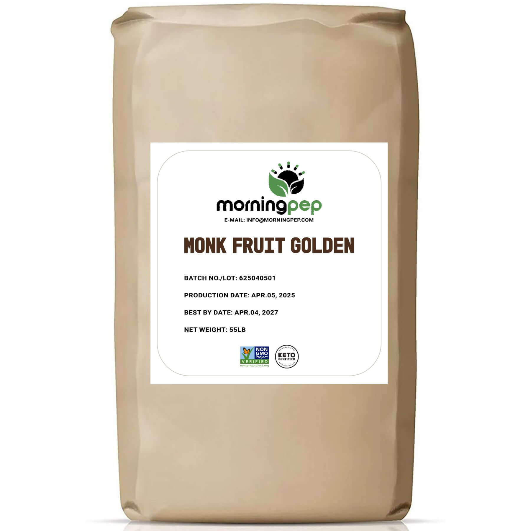 Morning Pep Monk Fruit Sweetener, Golden