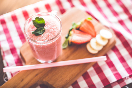 Strawberry sunset smoothie