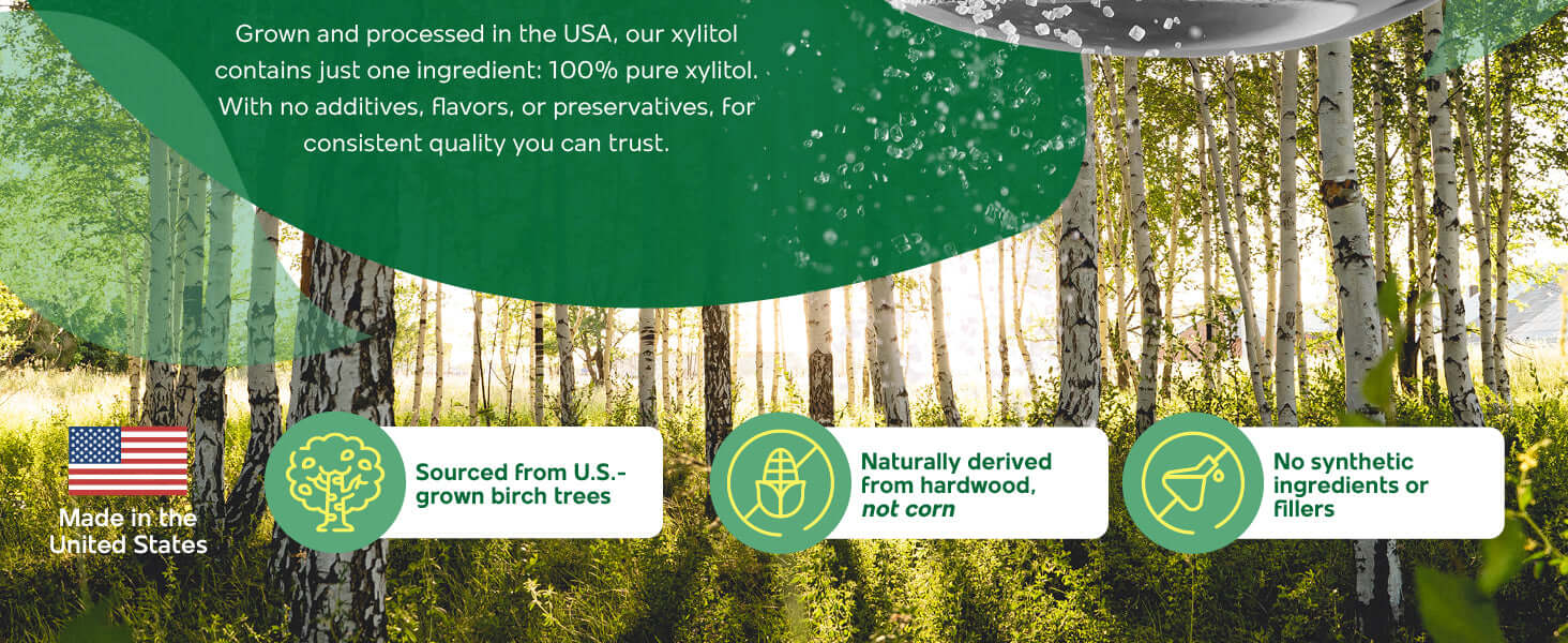 Morning Pep USA Made Birch Xylitol Sweetener
