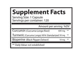 Turmeric Curcumin 650mg Supplement